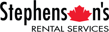 This is the logo for the tool & equipment rental company called Stephenson's Rental.