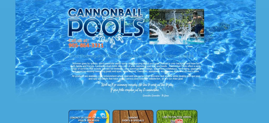 Cannonball Pools Before- Intrigue